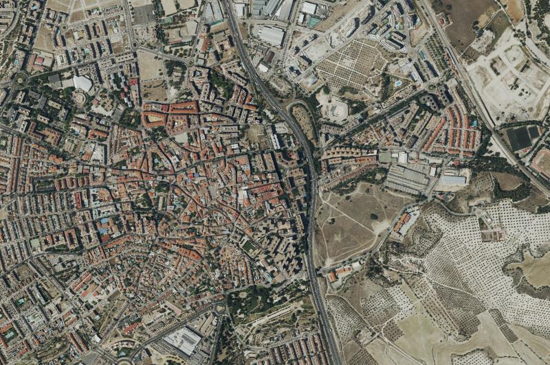 Ortofoto actual del núcleo de Valdemoro