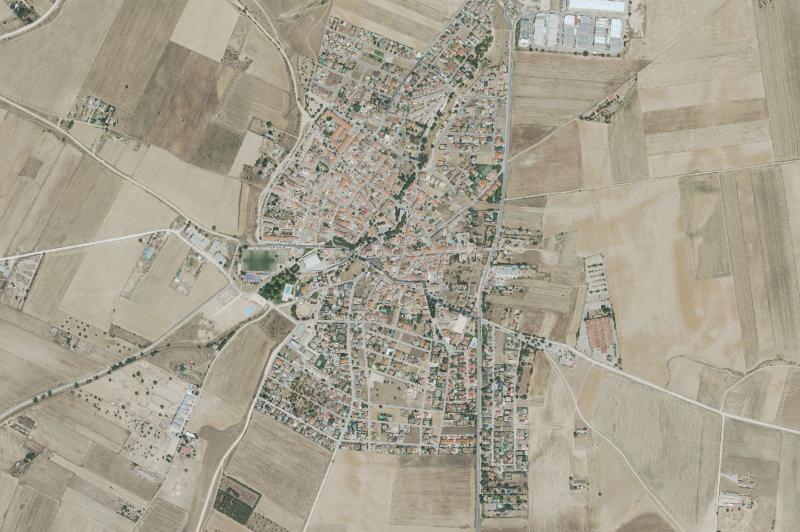 Ortofoto actual del núcleo de Valdetorres de Jarama
