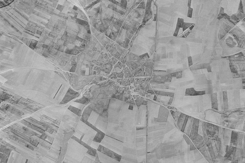 Ortofoto de 1956-1957 del núcleo de Valdetorres de Jarama