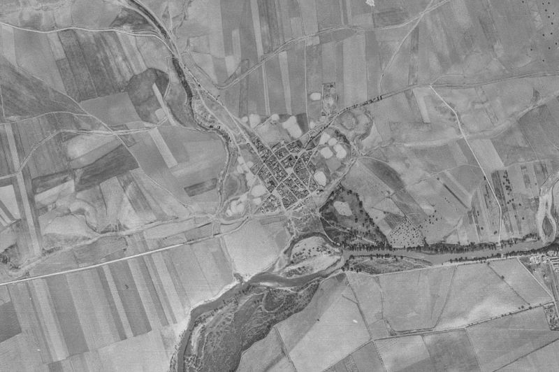 Ortofoto de 1956-1957 del núcleo de Villamanrique de Tajo