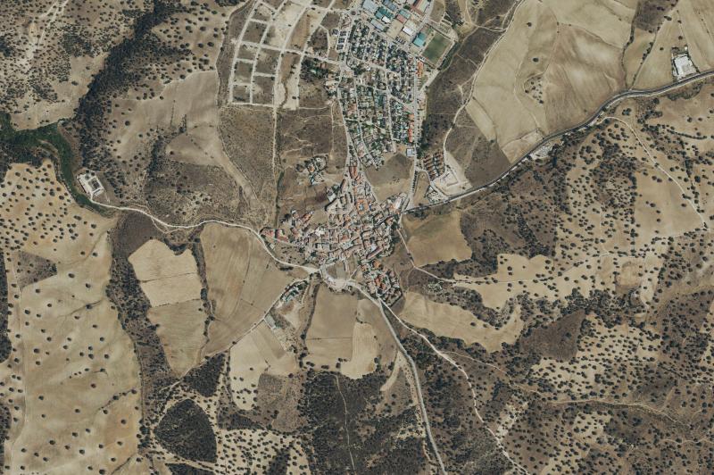 Ortofoto actual del núcleo de Villamantilla