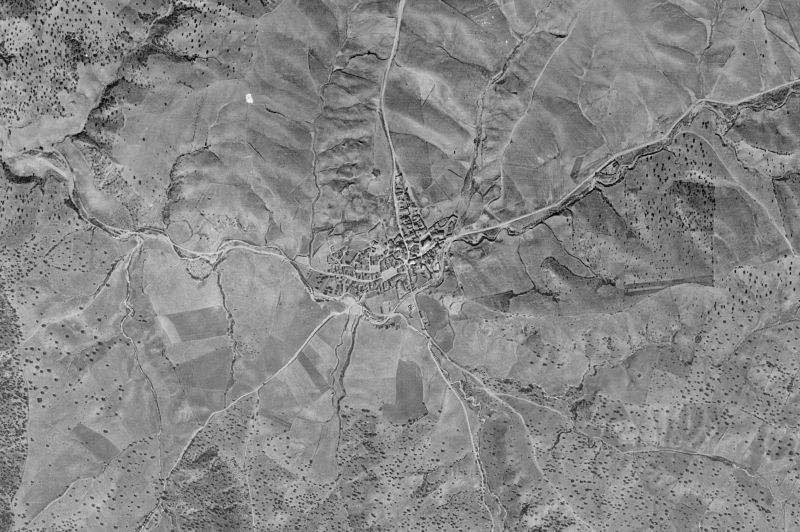 Ortofoto de 1956-1957 del núcleo de Villamantilla