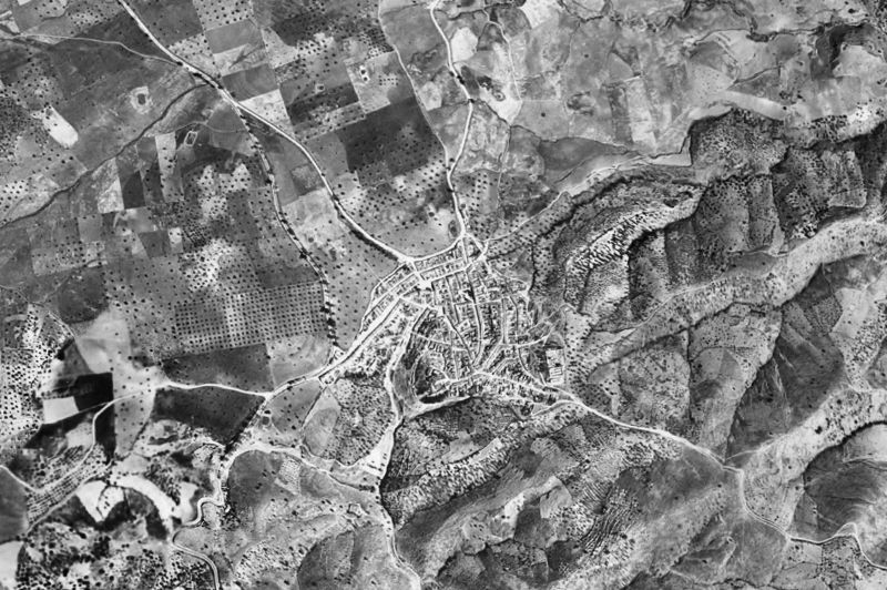 Ortofoto de 1956-1957 del núcleo de Colmenar