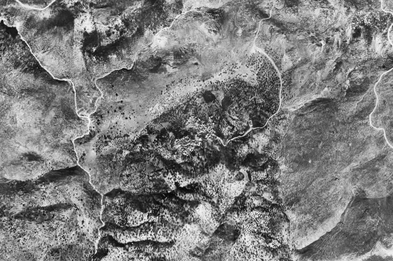 Ortofoto de 1956-1957 del núcleo de Parauta