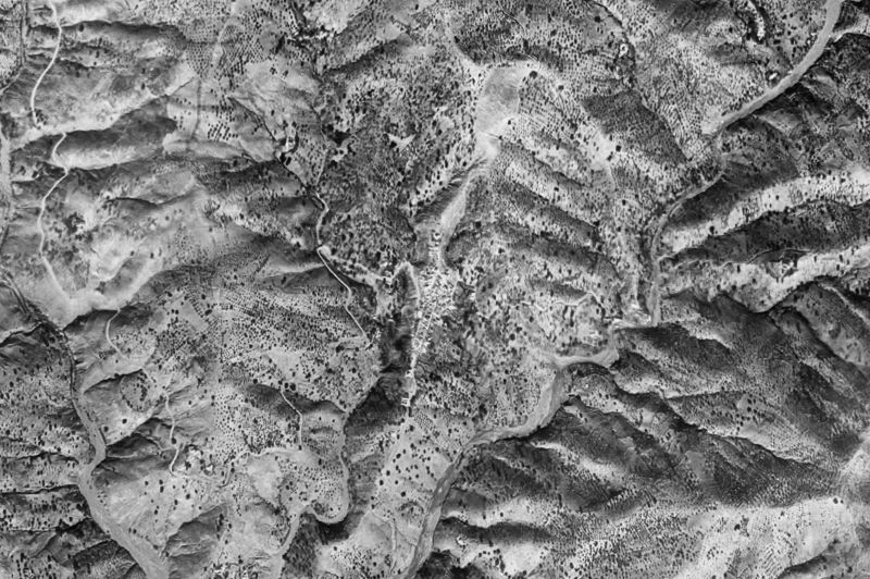 Ortofoto de 1956-1957 del núcleo de Totalán
