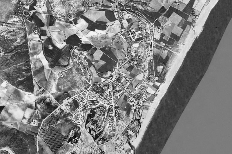 Ortofoto de 1956-1957 del núcleo de Torremolinos