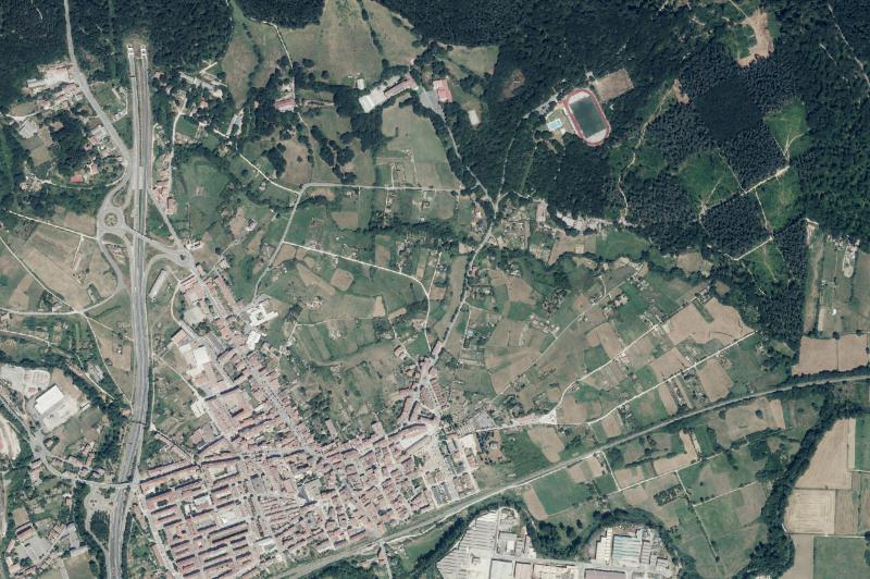 Ortofoto actual del núcleo de Altsasu/Alsasua
