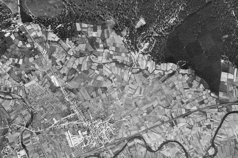 Ortofoto de 1956-1957 del núcleo de Altsasu/Alsasua