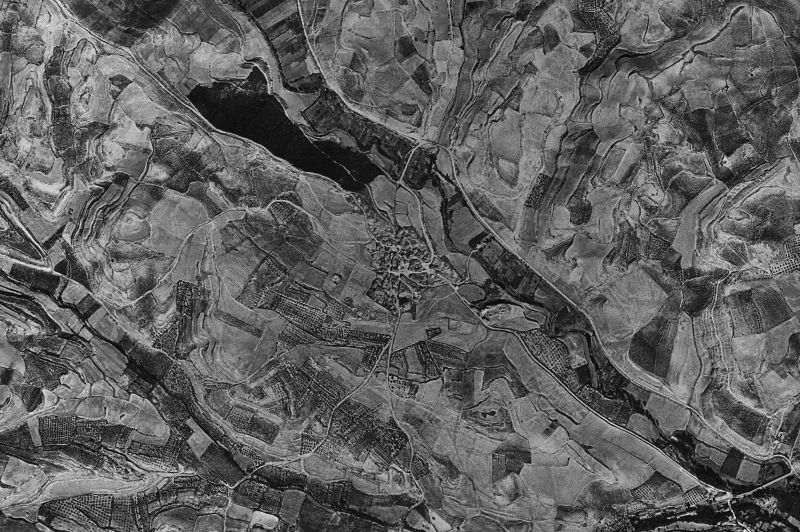 Ortofoto de 1956-1957 del núcleo de Armañanzas