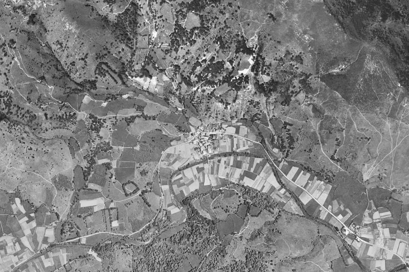 Ortofoto de 1956-1957 del núcleo de Elgorriaga