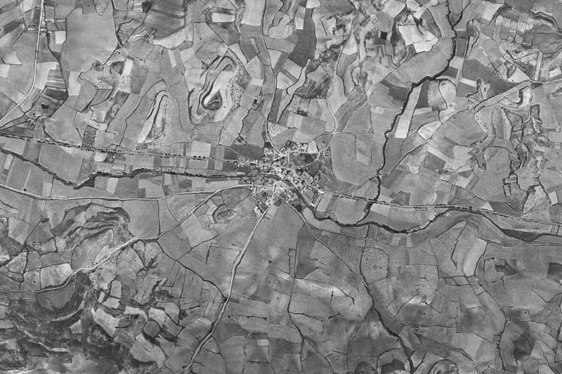 Ortofoto de 1956-1957 del núcleo de Enériz/Eneritz