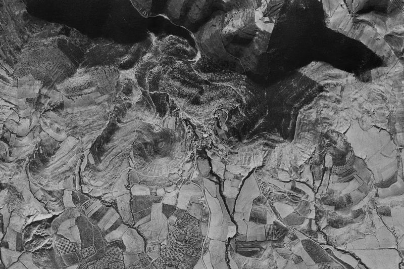 Ortofoto de 1956-1957 del núcleo de Ezprogui