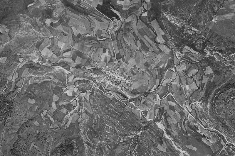 Ortofoto de 1956-1957 del núcleo de Garaioa