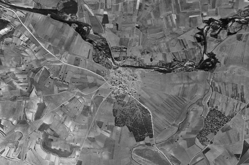 Ortofoto de 1956-1957 del núcleo de Legaria