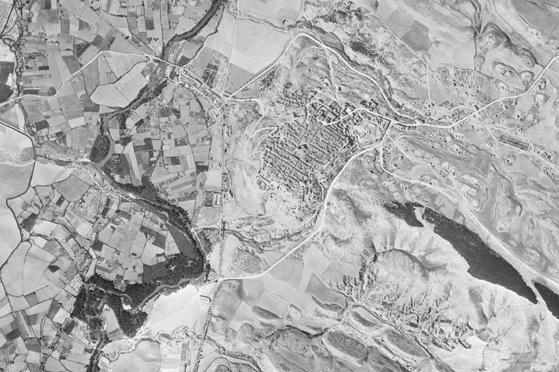 Ortofoto de 1956-1957 del núcleo de Lerín