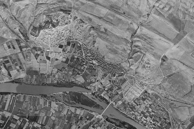 Ortofoto de 1956-1957 del núcleo de Lodosa