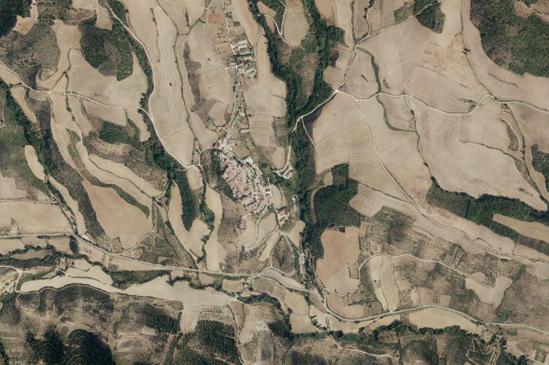 Ortofoto actual del núcleo de Torralba del Río
