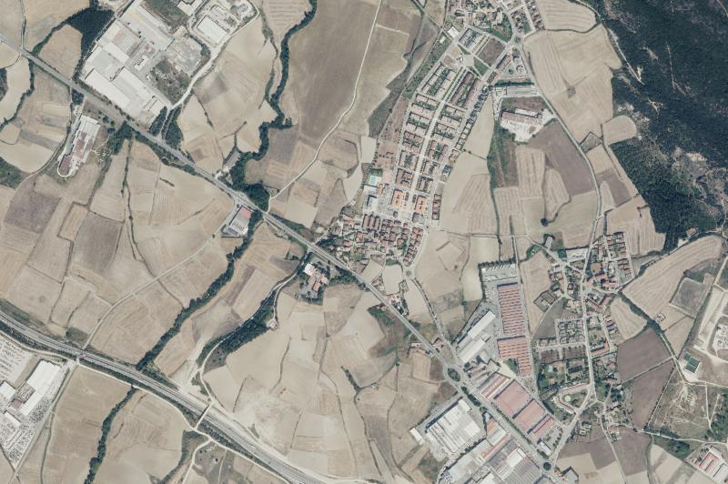 Ortofoto actual del núcleo de Berrioplano/Berriobeiti