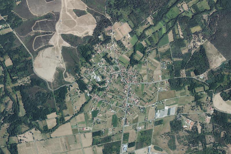 Ortofoto actual del núcleo de Castrelo do Val