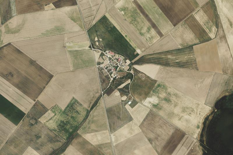 Ortofoto actual del núcleo de Boada de Campos