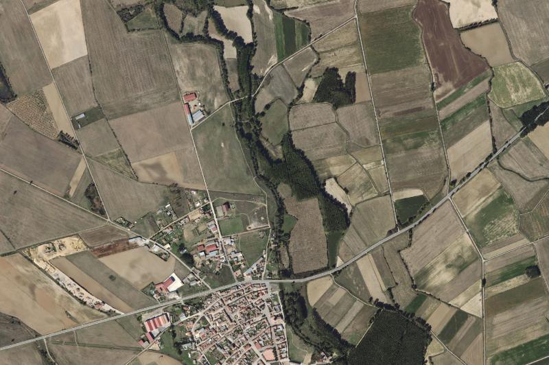 Ortofoto actual del núcleo de Calzada de los Molinos