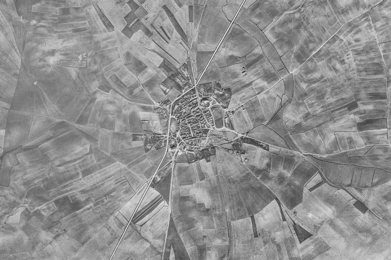 Ortofoto de 1956-1957 del núcleo de Castil de Vela