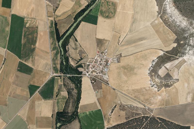 Ortofoto actual del núcleo de Cordovilla la Real