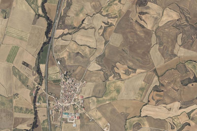 Ortofoto actual del núcleo de Espinosa de Villagonzalo