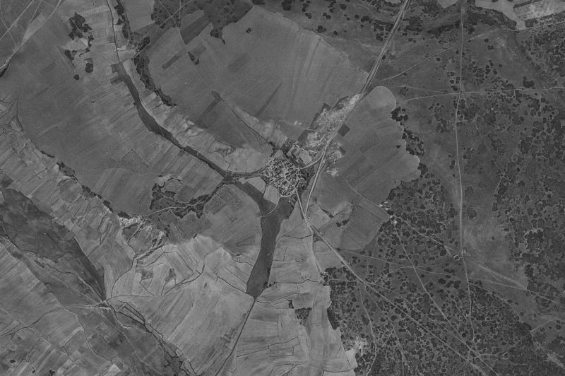 Ortofoto de 1956-1957 del núcleo de Lagartos