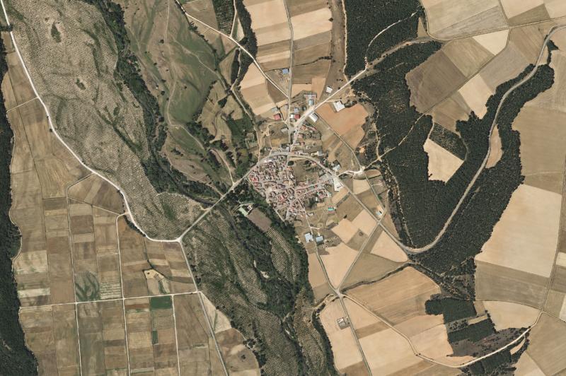 Ortofoto actual del núcleo de Pino del Río