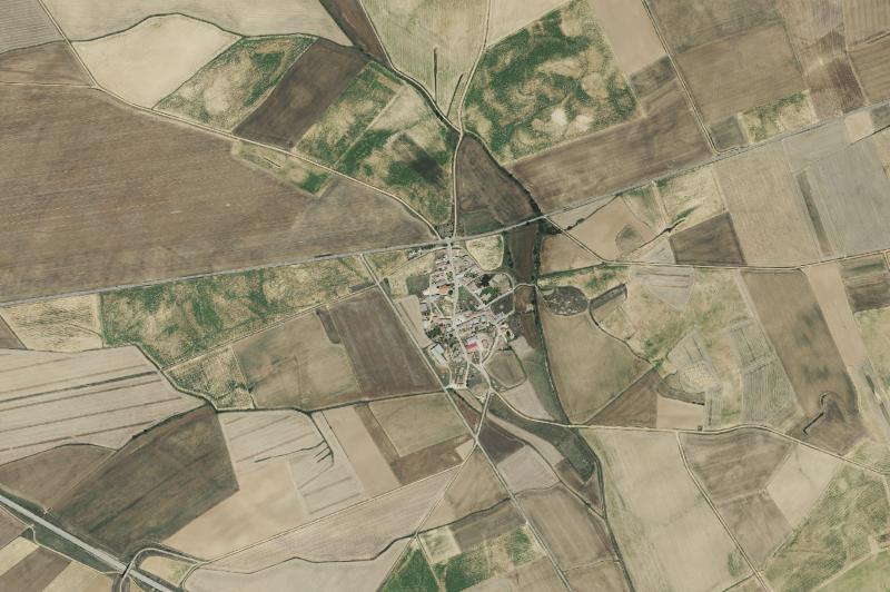 Ortofoto actual del núcleo de Pozo de Urama