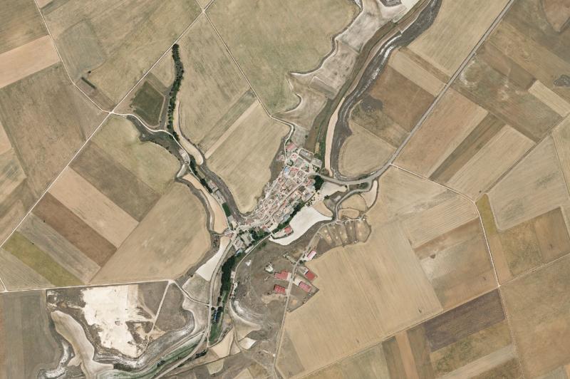 Ortofoto actual del núcleo de Santa Cecilia del Alcor