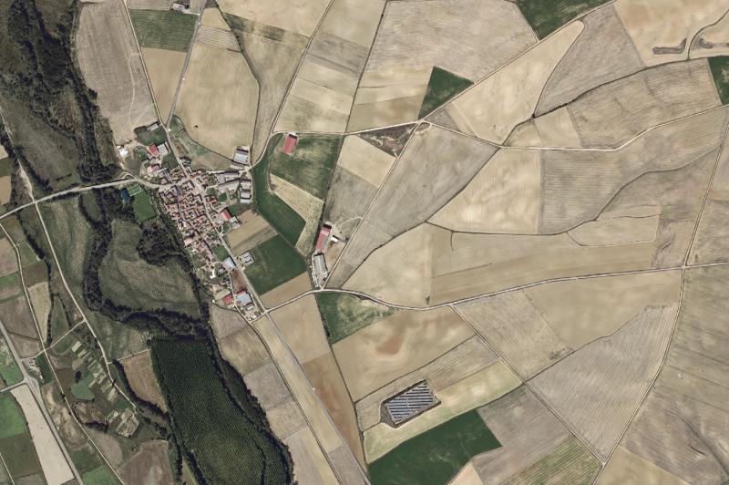 Ortofoto actual del núcleo de La Serna