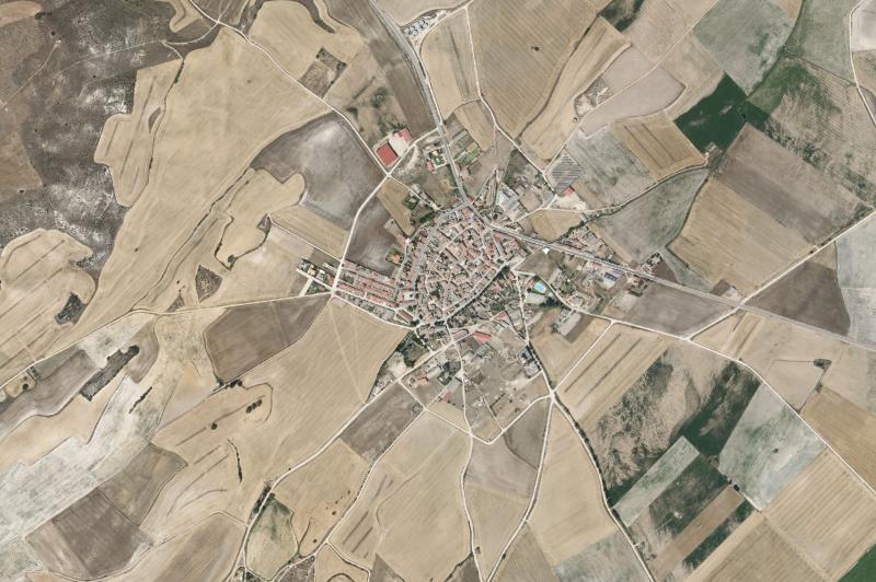 Ortofoto actual del núcleo de Villaviudas