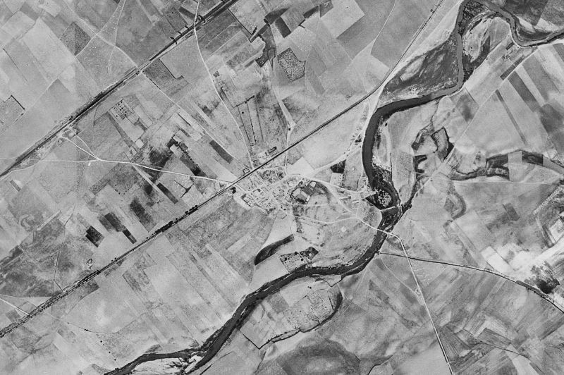 Ortofoto de 1956-1957 del núcleo de Villodrigo