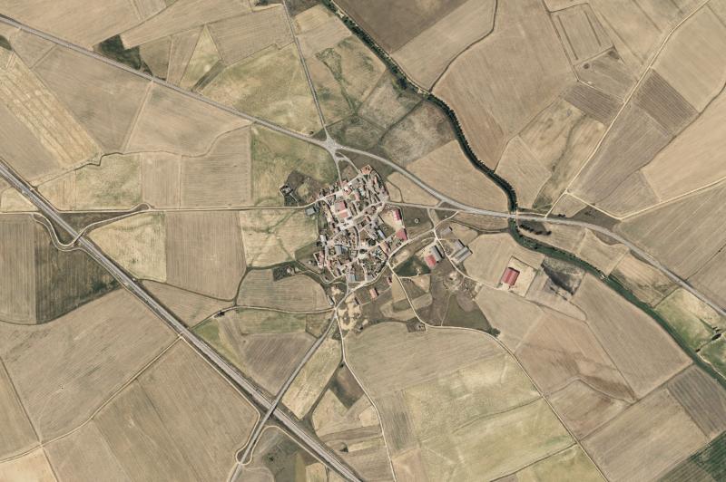 Ortofoto actual del núcleo de Valle del Retortillo