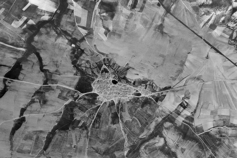 Ortofoto de 1956-1957 del núcleo de Arapiles