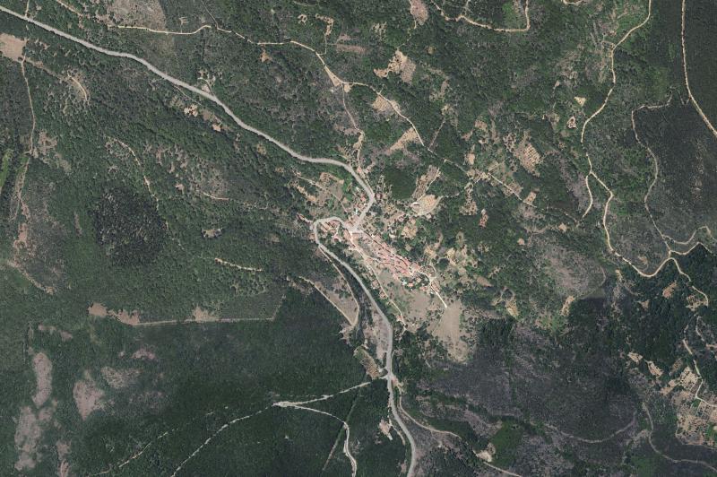 Ortofoto actual del núcleo de San Miguel del Robledo