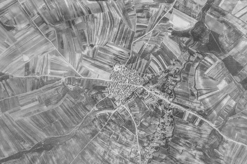 Ortofoto de 1956-1957 del núcleo de Barbadillo