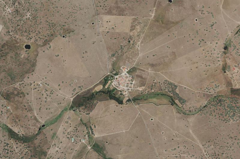 Ortofoto actual del núcleo de Barbalos