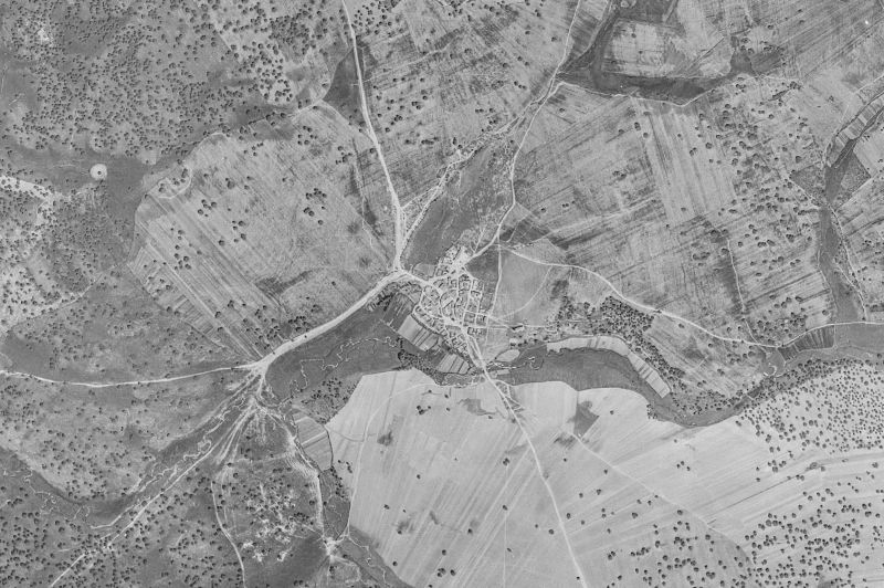 Ortofoto de 1956-1957 del núcleo de Barbalos