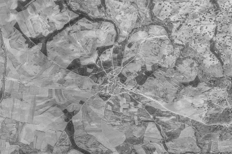 Ortofoto de 1956-1957 del núcleo de Buenavista