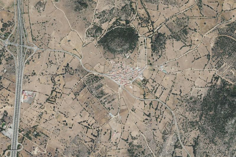 Ortofoto actual del núcleo de La Cabeza de Béjar