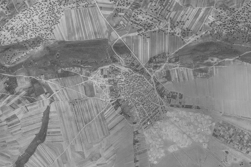 Ortofoto de 1956-1957 del núcleo de Cabrillas