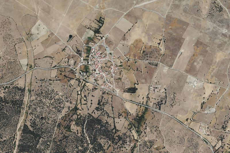 Ortofoto actual del núcleo de Casafranca