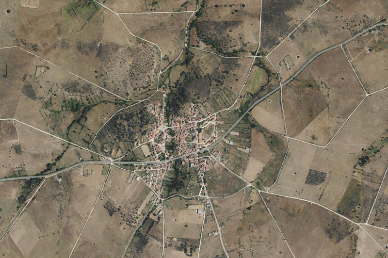Ortofoto actual del núcleo de Cerralbo