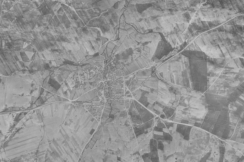 Ortofoto de 1956-1957 del núcleo de Cerralbo