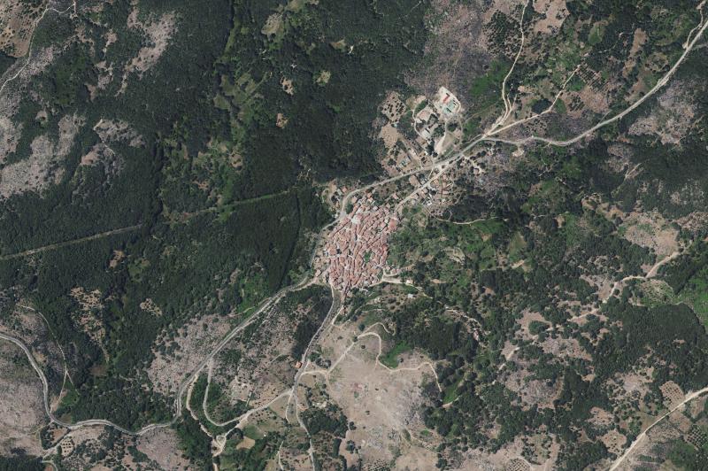 Ortofoto actual del núcleo de El Cerro