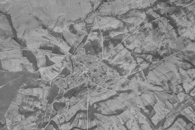 Ortofoto de 1956-1957 del núcleo de Cipérez