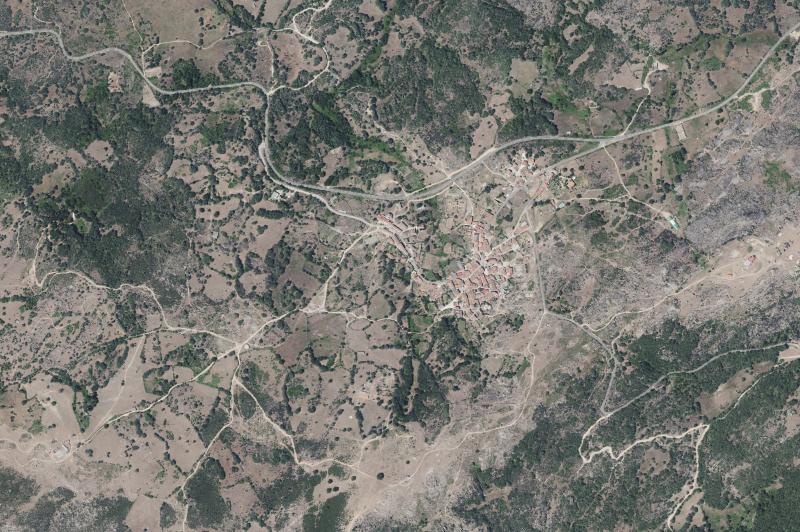 Ortofoto actual del núcleo de Colmenar de Montemayor